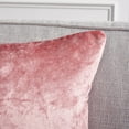 thumbnail image 3 of SAFAVIEH Davina Solid Pillow, 18" x 18", Pink, Set of 2, 3 of 5