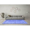 thumbnail image 3 of Ahgly Company Machine Washable Indoor Rectangle Persian Blue Traditional Area Rugs, 2' x 3', 3 of 4
