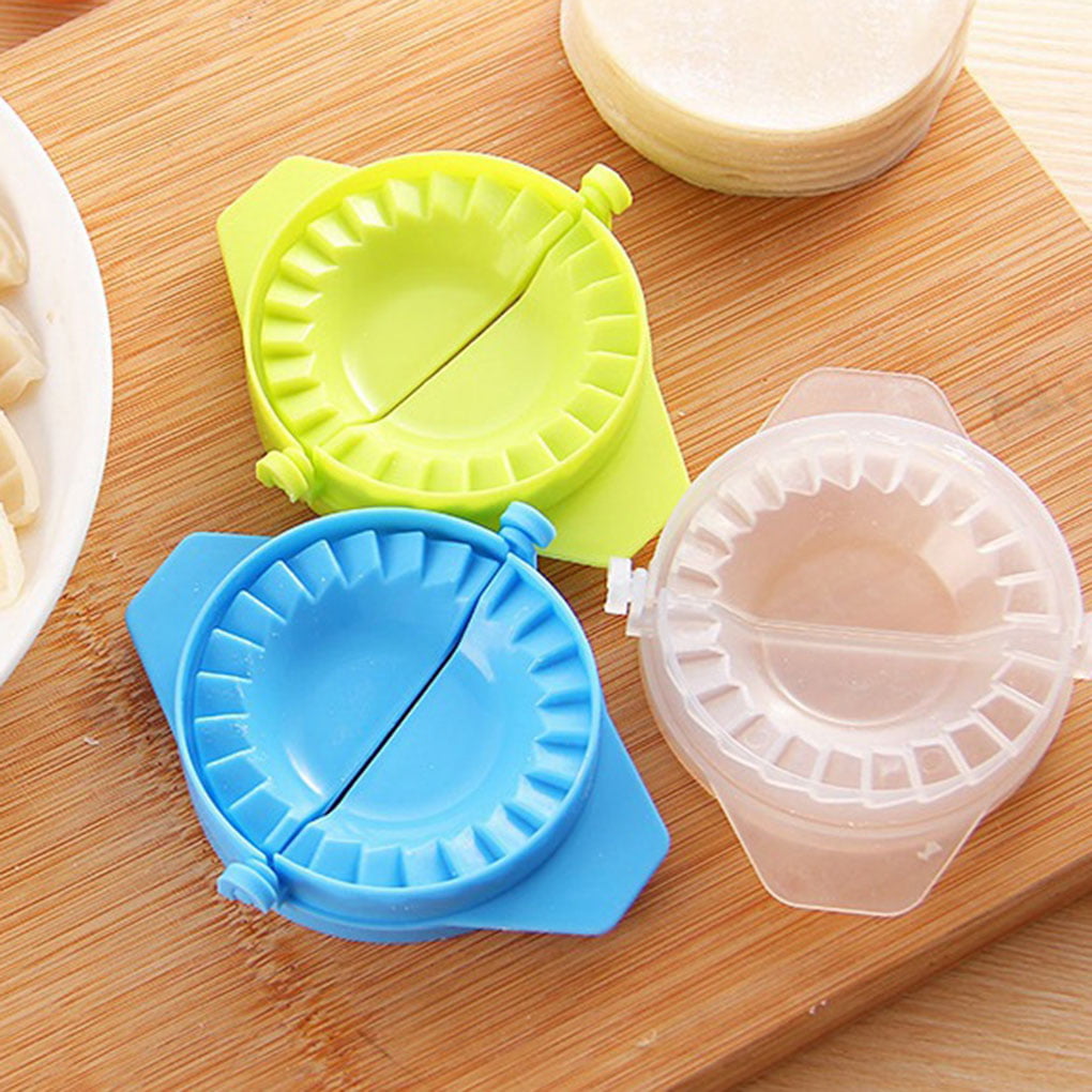 3Pcs New Dumpling Press Turnover Ravioli Jiaozi Meat Maker Device Mold Gadgets A 