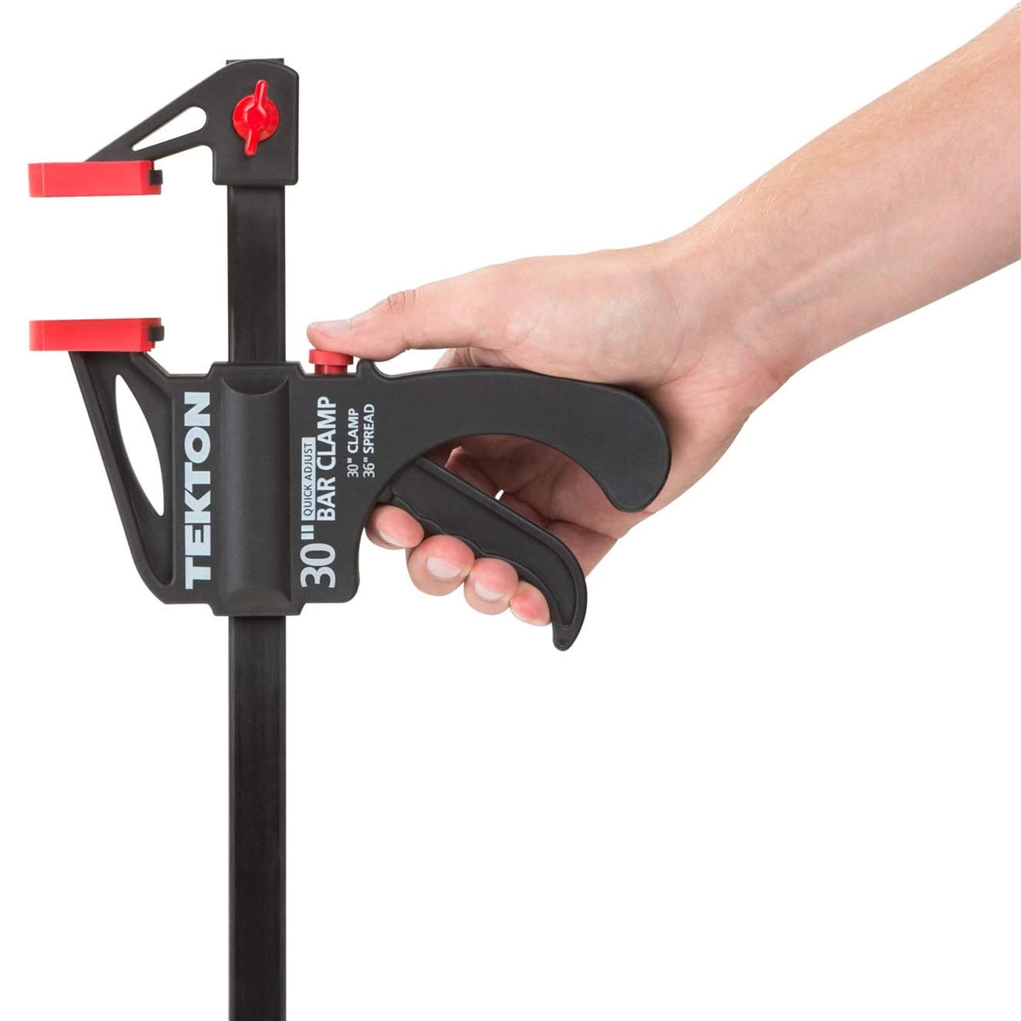 TEKTON 2-Piece Ratchet Clamp Spreader Set, Red-Black, 30x36 Inches