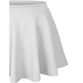 thumbnail image 3 of KOGMO Womens Basic Solid Versatile Stretchy Flared Casual Skater Skirt, 3 of 5