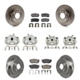 thumbnail image 1 of Transit Auto Front Rear Disc Brake Caliper Rotors and Ceramic Pads Kit (10Pc) for Car 2006 Hyundai Accent Hatchback KC8-101316T, 1 of 11