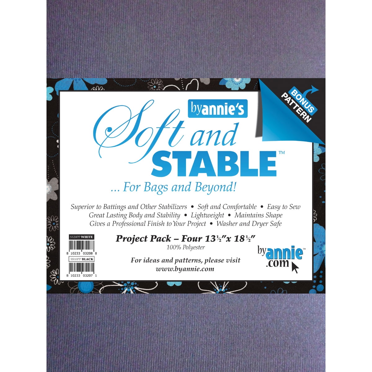 Byannie'S Soft & Stable Project PackWhite 13.5"X18.5" 4/Pkg