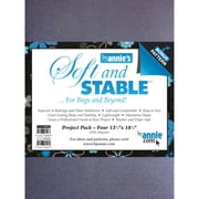 Byannie'S Soft & Stable Project Pack-White 13.5"X18.5" 4/Pkg