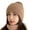Khaki, variant on Women Winter Pompom Beanie Hat with Warm Fleece Lined, Thick Slouchy Snow Knit Skull Ski Cap