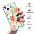 thumbnail image 2 of Watercolor Roses Case for iPhone 14,Aesthetic Colourful Floral Pattern Soft TPU Bumper Case Cover, 2 of 5