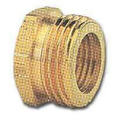Gilmour 800774-1002 3/4 Brass Threaded Male/Female Hose Connector