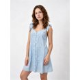 thumbnail image 5 of LMLYSoH Women Lace Mini Dress Bow Straps Buttons Front Summer Sleeveless Dress, 5 of 9