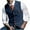 Blue, variant on Vest for Men Formal Sleeveless Slim Fit Jacket Casual Suit Vests BlazerMen Lattice Turndown Single-breasted Slim Fit Vest Suit Business Waistcoat