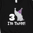 thumbnail image 3 of Inktastic 3rd Birthday Zoo Elephant Childs Toddler Sweatshirt, 3 of 4