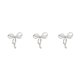 thumbnail image 4 of Qarigey Broche de perlas Estilo simple Esmalte Pins Cardigan Clips Bow Knot Vestido Clip Día de San Valentín Regalos para mujeres Plata Type1 NO1, 4 of 6