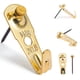 thumbnail image 1 of Colgadores de cuadros de 30 lb (juego de 30) Ganchos profesionales para colgar cuadros con clavos Colgadores de cuadros premium para paneles de yeso Ganchos de pared de madera para colgar marcos de cu, 1 of 7