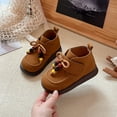 thumbnail image 2 of REDARER Lace Up Casual Sneakers, Retro Shoes with Beaded Charm, Versatile Everyday Wear for Autumn Fall,Size:9-9.5 Years, 2 of 4