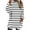 White, variant on Women‘s Winter Warm Round Neck Side Pocket Printing Long Sleeved Thick Hood Top Outfits Fall Clothes Basic Winter Clothing