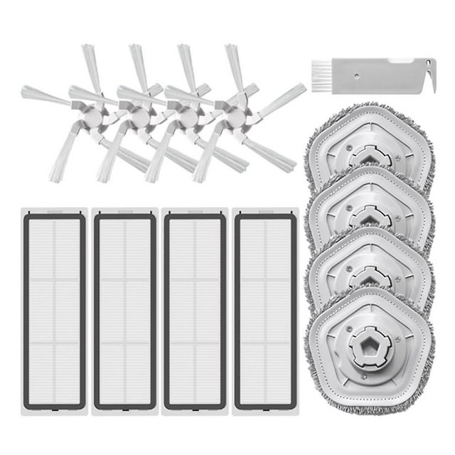 Piezas de aspiradora para Xiaomi, cepillo lateral, filtro Hepa, almohadilla de fregona
