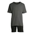 thumbnail image 3 of Hanes Men's Soft Modal Pajama Short Sleeve Top and Short Set, 3 of 6