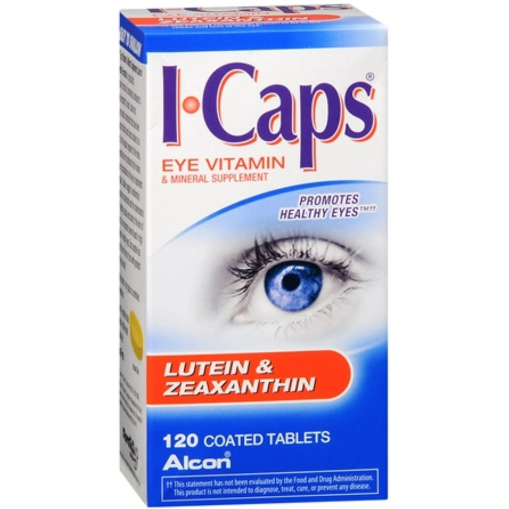 ICAPS Lutein & Zeaxanthin Tablets 120 Tablets