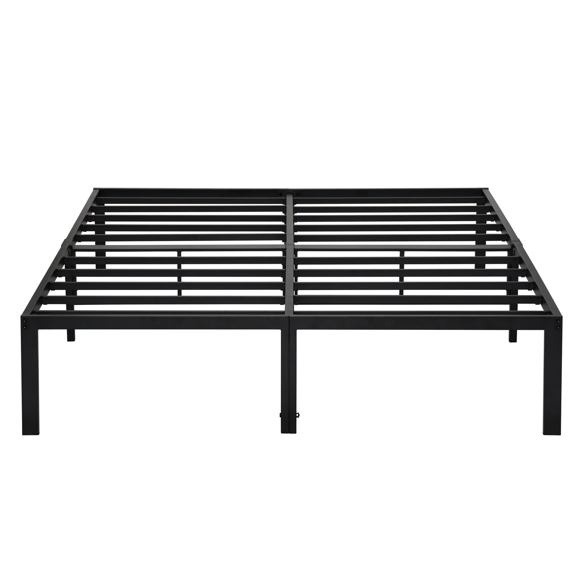Granrest 14 Durable Steel Bed Frame With Non Slip Structure Queen