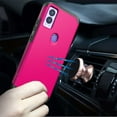 thumbnail image 2 of Bemz Phone Case for AT&T Propel 5G, Dual Layer Armor Durable Shockproof Protection Magnetic Slim Cover - Hot Pink, 2 of 9