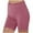 Pink, variant on Wiyuqeen Womens Ribbed Knit Legging Shorts Seamless High Waisted Workout Gym Yoga Shorts Comfy Elastic High Waist Tight Shorts