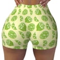 thumbnail image 2 of Picia Various Lemons Printed Workout Shorts for Women Seamless Scrunch Butt Lifting High Waisted Yoga Gym Booty Running Moisture-wicking Short Pants-XX-Large, 2 of 9