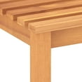 thumbnail image 6 of vidaXL Patio Bench, Indoor/Outdoor for Entryway, Garden, Solid Teak Wood, 70.9"x15.7"x17.7" Brown, 6 of 6