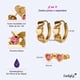 thumbnail image 5 of Aretes Mujer Oro 14k, LuckyLy  Set de Regalo 2 en 1 de Arracadas y Broqueles, Acero Inoxidable Baño Oro 14k y Zirconia Cúbica – Joyería ideal como Regalos para Mujer San Valentín y Regalos para rosa, 5 of 6