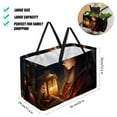 thumbnail image 2 of Christmas Large Capacity Reinforced Oxford Cloth Storage Bin - Reusable, Foldable Picnic Baskets, Decorative Box, and Tote Bag, 2 of 7