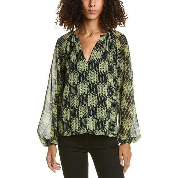 Ramy Brook womens  Emmalyn Top, XS, Green
