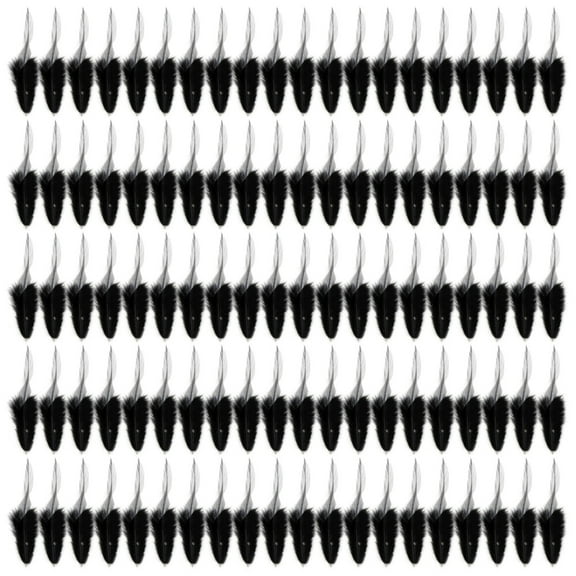Natural Craft Feather Black Feather For Hat Earrings Jewelery Decoration