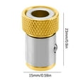 thumbnail image 3 of 3 Pcs 21mm Removable Screwdriver Bits Magnetic Ring Screw Catcher Holder Metal Strong Magnetizer for 1/4 Inch Hex Shank Double End Screwdriver Bits, 3 of 9