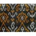 thumbnail image 4 of oneOone Tissu Georgette Viscose Rayé & Paisley Ikat Imprimé Tissu BTY 42 Pouces de Large, 4 of 4
