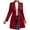 #1 long sleeve_Wine, variant on Women's Shawl Collar Wool Trench Coat Button Down Lapel Midi Length Timeless Office Outerwear Winter Warm Classic Investment Piece