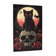 thumbnail image 2 of 1000 PCS Black Cat And Skull Rose Night 1000 Piece Puzzle For Adults,Brain Challenge,Wonderful Imagination,Funny Black Cat Wooden Jigsaw,Puzzles Suitable For Entertaining With Family During Holidays, 2 of 6