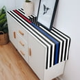 thumbnail image 4 of Table Runner Dresser Scarf 13 x 60 Inch Thin Blue Line Thin Red Line Flag Police and Fire Officer Table Runners Non-Slip Heat Kitchen Dining Table Decor for Kitchen Farmhouse Indoor Outdoor Home, 4 of 7