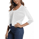 thumbnail image 3 of Suéter Tipo Cárdigan Corto de 3/4 para Mujer, Elegante, Color , Talla S, 3 of 7