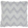 thumbnail image 1 of homeroots Décoration Intérieure 386023 Coussin à Chevrons Bleu Pâle, 1 of 1