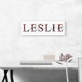 thumbnail image 2 of ARTCANVAS LESLIE Girls Name Room Decor Canvas Art Print - Size: 36" x 12" (0.75" Deep), 2 of 9