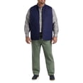 thumbnail image 4 of Large Plaid Sport Shirt Navy Multi 5XL, 4 of 7