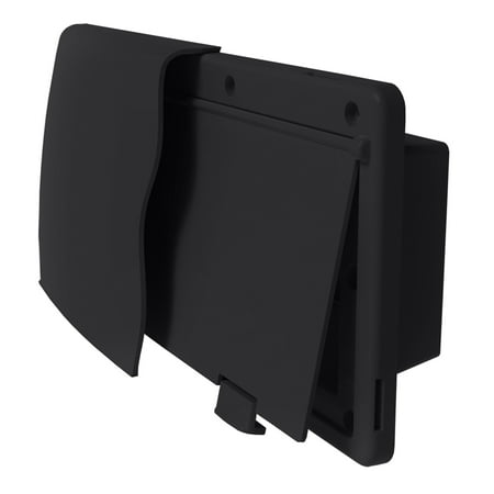 JR Products 50045 Endura Range Vent - 1-1/2" Flange, Black