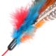thumbnail image 4 of Rainbow Cloth Ribbon Tease Cats Rod Mascotas Gatito Juguetes interactivos para rascar, 4 of 7