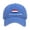 Blue, variant on Netherlands Flag Graphic Soccer Fan Baseball Cap Retro Washable Denim Adjustable Sun Hat for Women Men