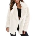 thumbnail image 2 of Womens Faux Fur Jacket Sherpa Warm Fleece Fuzzy Coat Open Front Long Sleeve Flurry Winter Fashion Clothes 2026, 2 of 6