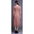 thumbnail image 4 of Bimba Robe Kurti Longue Imprimée Tunique Droite Manches 3/4 pour Femmes Haut, 4 of 6