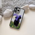 thumbnail image 4 of La versión de la marca Co de dibujos animados de gato de muñeca azul [lado acrílico en inglés] es aplicable a la funda del teléfono móvil iphone14Pro max Acrílico anticaída Rojo Verde, 4 of 5