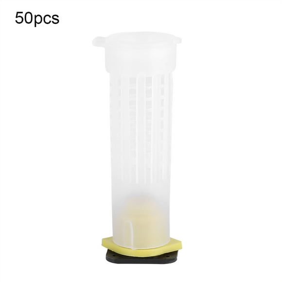 50-100 Kit de gobelet d'élevage pour l'apiculture Bee Queen Cages Roller Apiculteur Tool Equipment(50PCS)