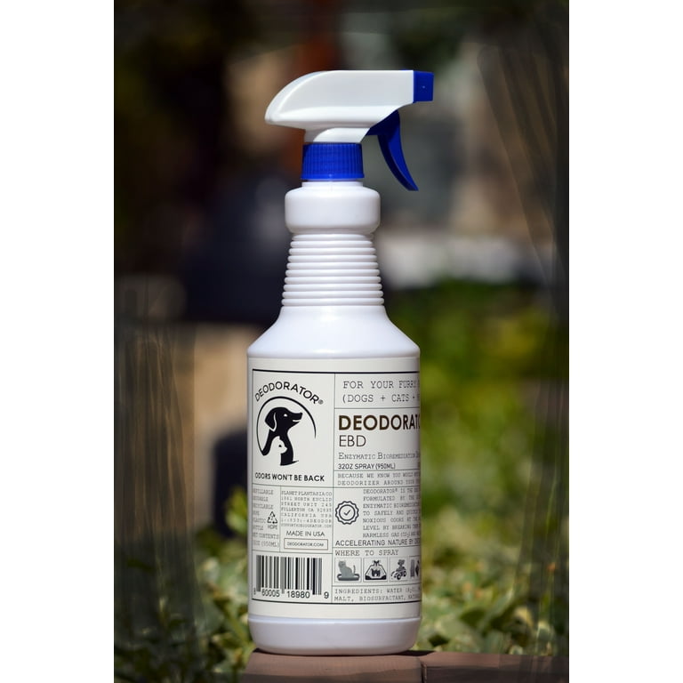 DEODORATOR® Safely Destroys Dog Bed Odors Eliminate Dog