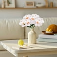 thumbnail image 4 of Under $5 Artificial Magnolia Stems 3-Stem Eva Magnolia Plastic For Living Room Vase Filler Wedding Arch Arrangement Pink (3Pc), 4 of 4