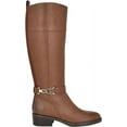 thumbnail image 3 of Tommy Hilfiger Ionni Tan 120 Almond Toe Stacked Block Heel Knee High Riding Boot (Tan 120, 7), 3 of 6