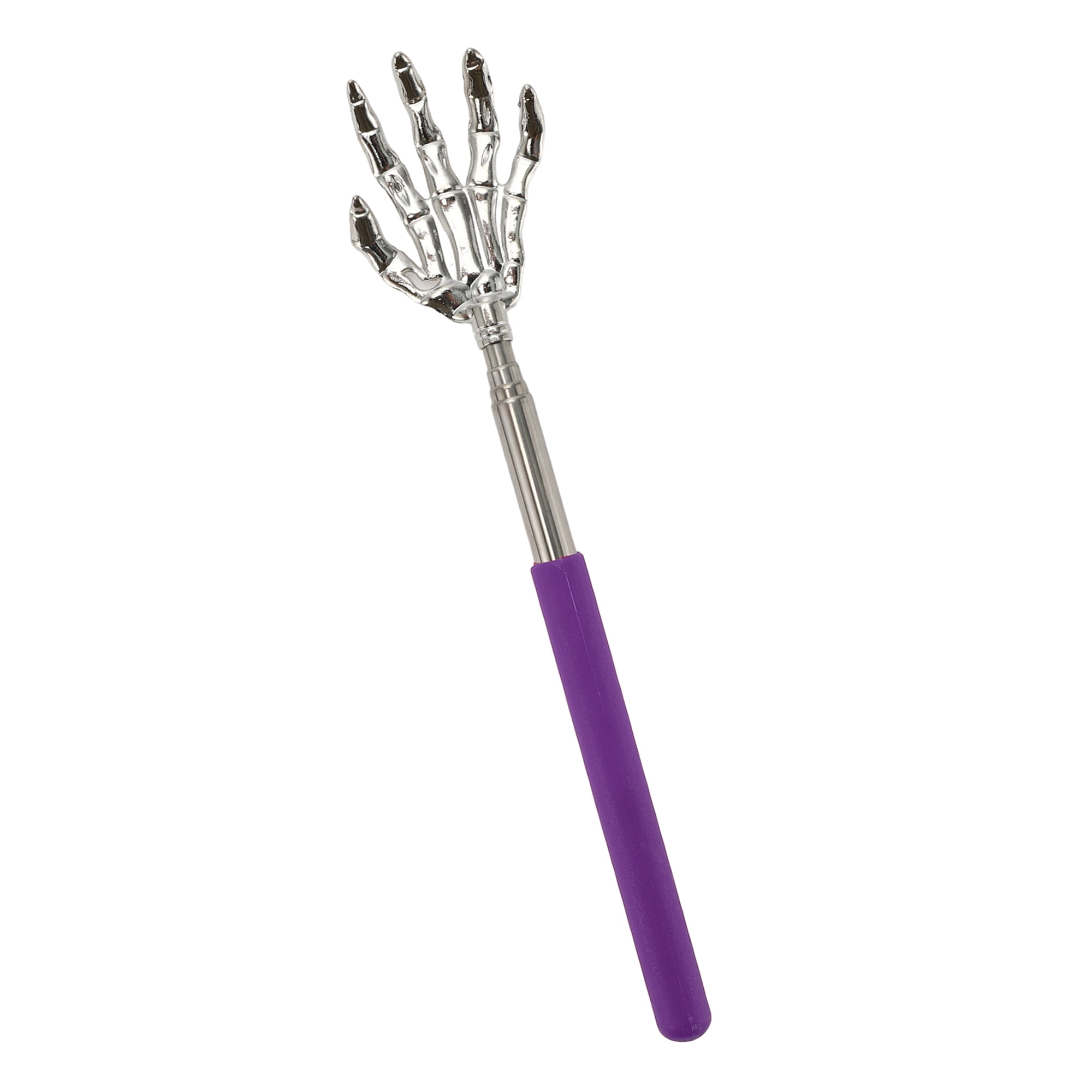 Unique Bargains 1 Pc Hand Shaped Extendable Back Massager for Bedroom Purple